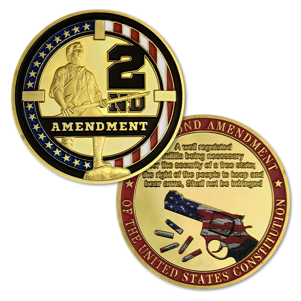US Constitution 2nd Amendment Police Challenge Coin mysite