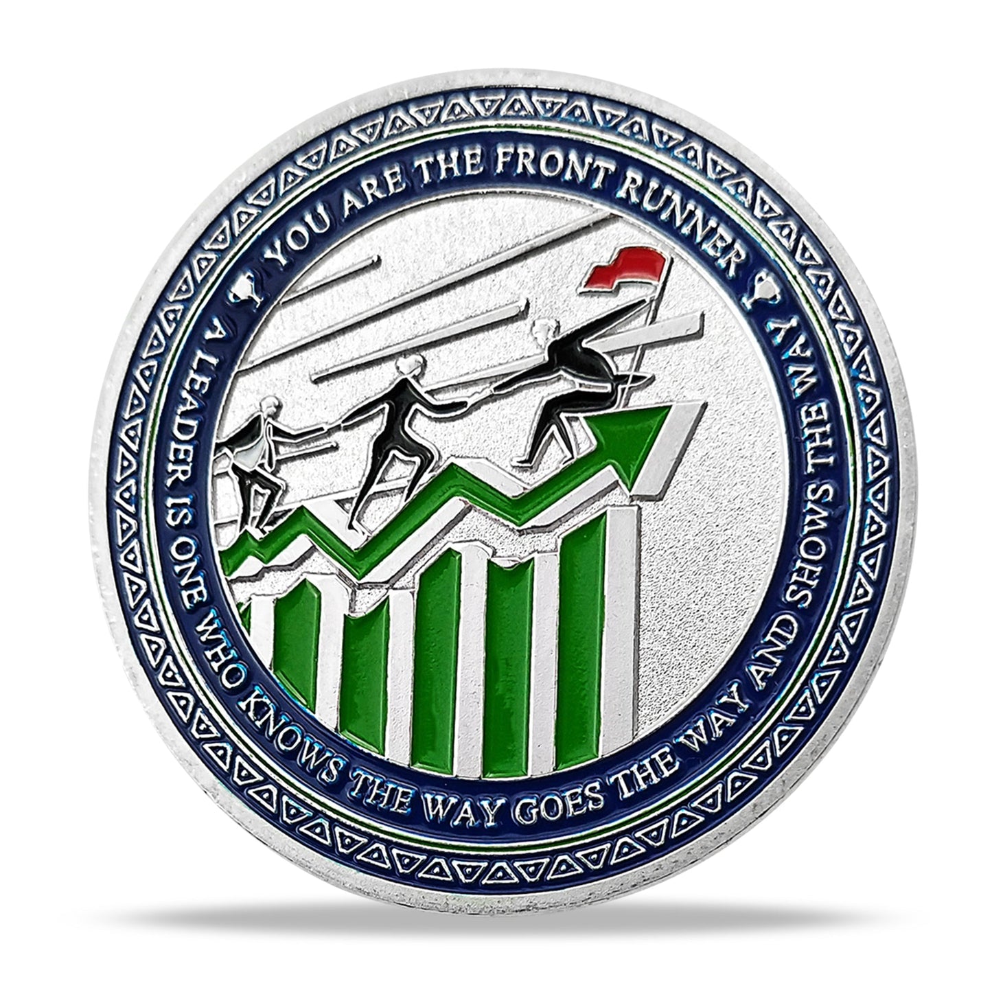 Encouragement Challenge Coin-Employee Appreciation Gifts Inspirational Thank You Coin for Students and Cowokers-Green Arrow mysite