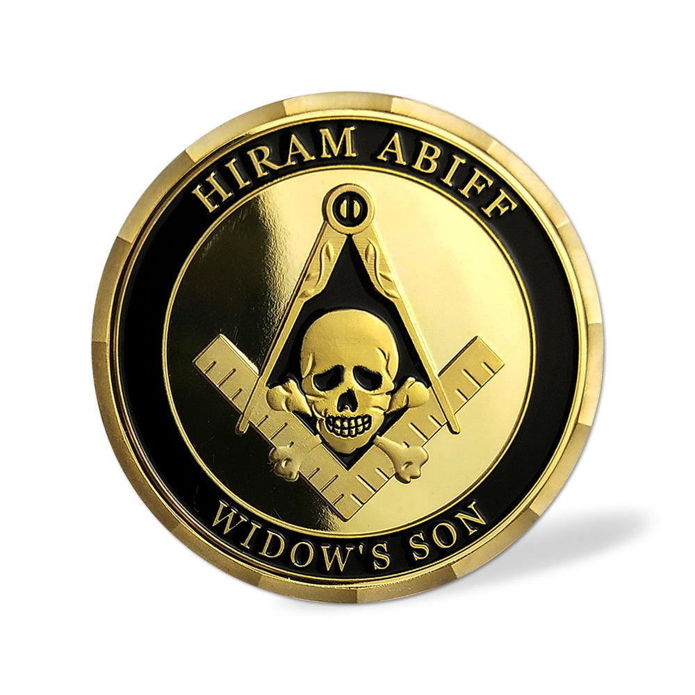 Hiram Abiff Widow’s Son Masonic Freemason Challenge Coin mysite