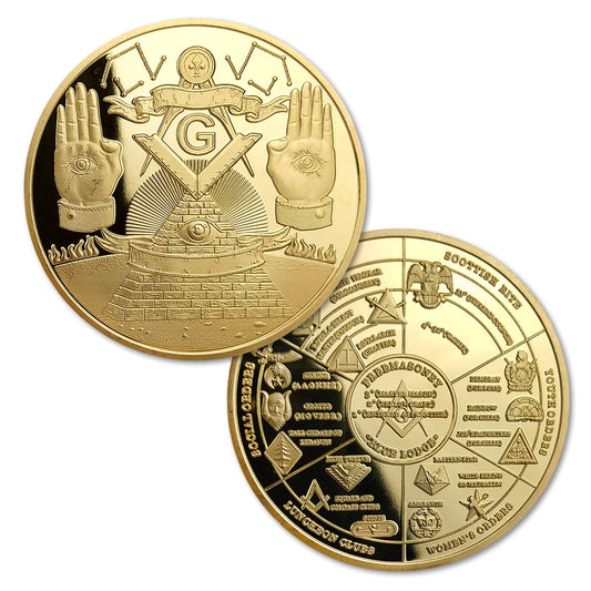 Masonic Freemason Lodge Challenge Coin mysite