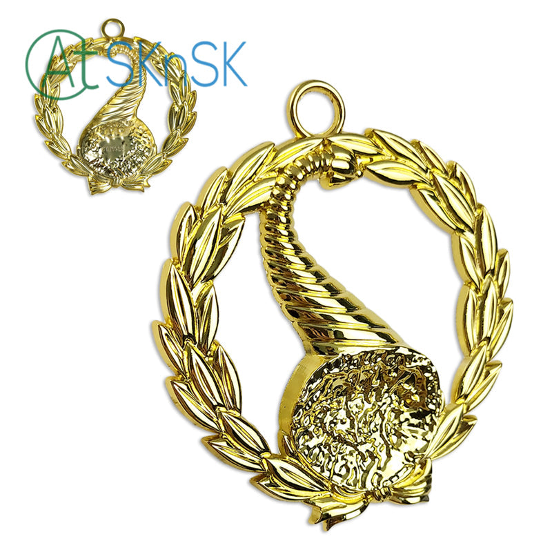 Masonic Senior Stewards Gold Jewel Pendant the Left Harvest Basket mysite