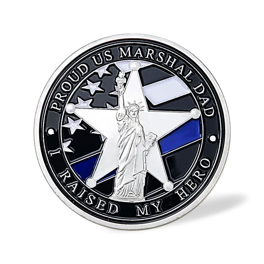 United States Blue Flag Liberty Veteran Challenge Coin mysite