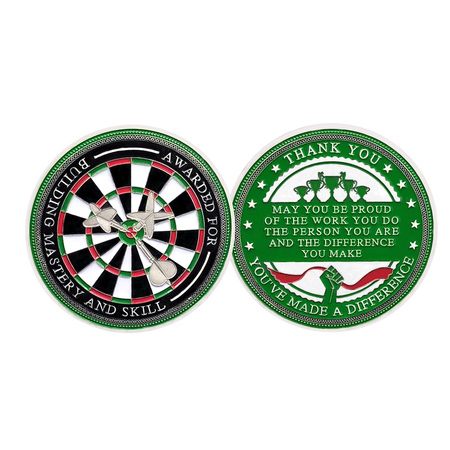 Encouragement Challenge Coin-Employee Appreciation Gifts Inspirational Thank You Coin for Students and Cowokers-Building Mastery and Skill mysite