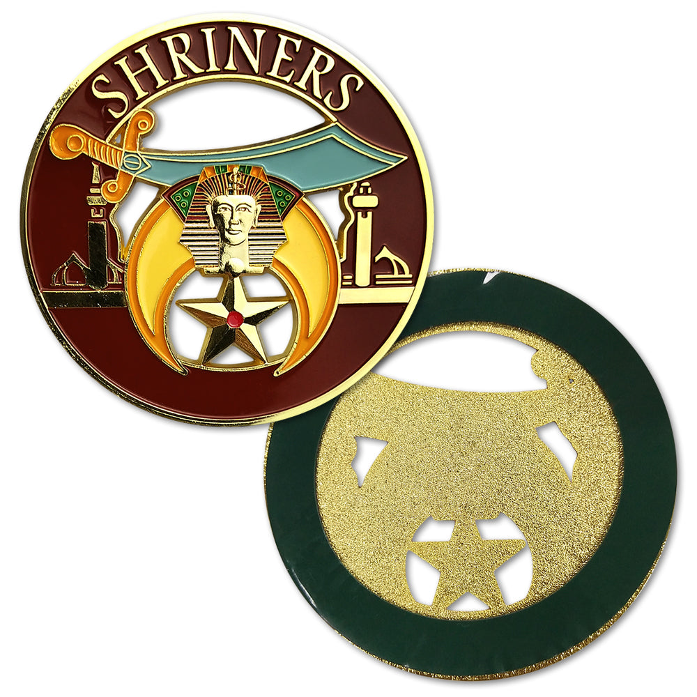 Shriners Masons Auto Car Emblem mysite