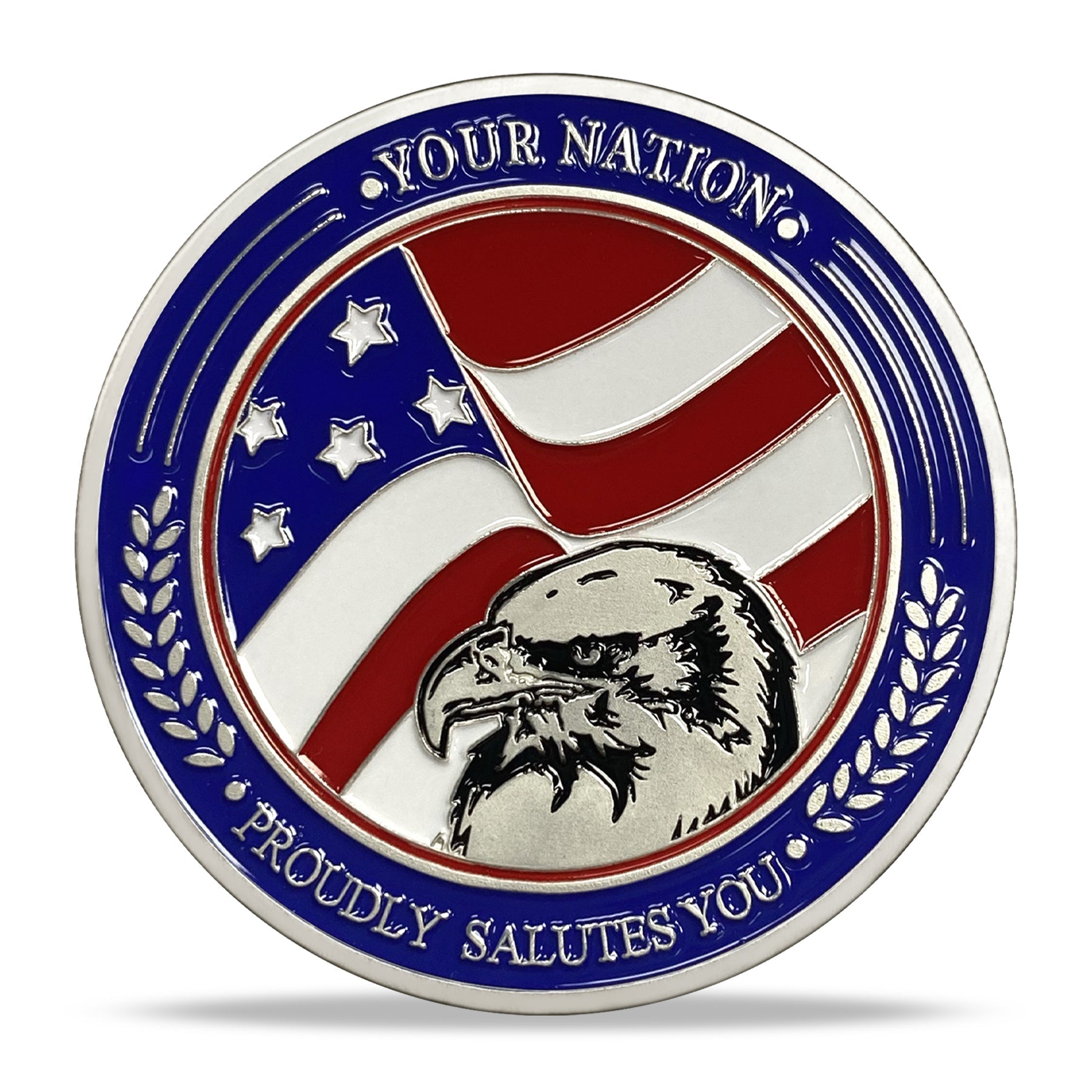 Us Army Challenge Coin-Silver plating mysite