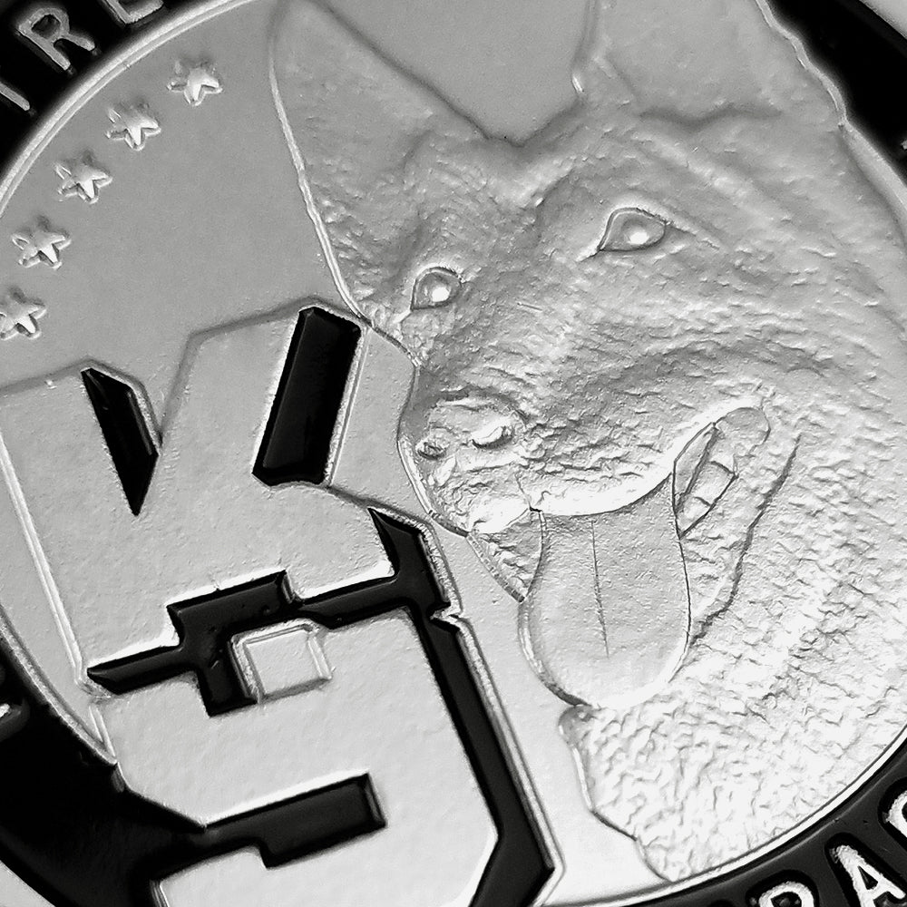 K9 Police Dog Law Enforcement Challenge Coin mysite