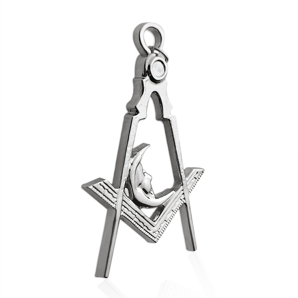 Masonic Moon Silver Jewel Pendant mysite