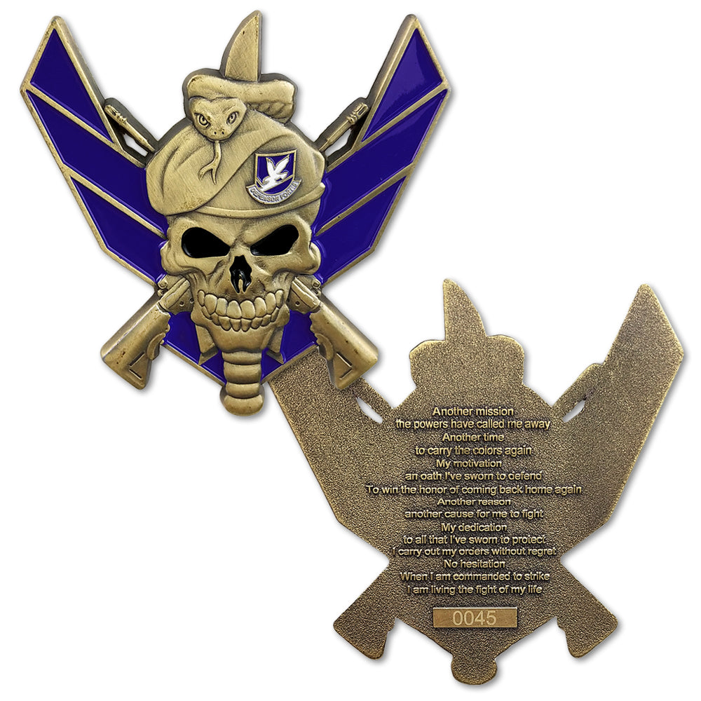 United States Air Force Security Defensor Fortis Challenge Coin mysite