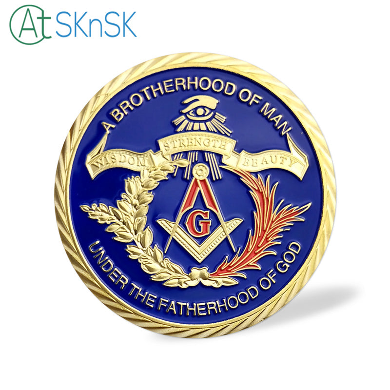 Brotherhood of Freemasonry's Challenge Coin mysite