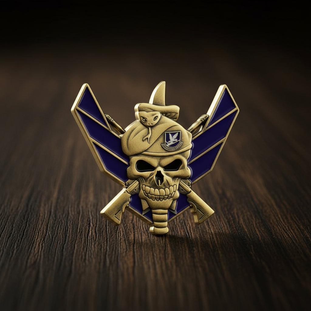 United States Air Force Security Defensor Fortis Challenge Coin mysite