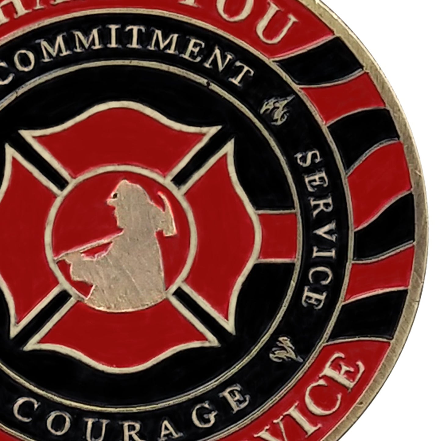 Firefighter Team Thank You Challenge Coin mysite