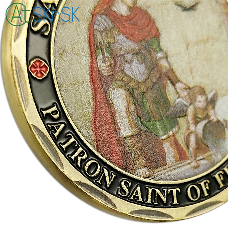 US Firefighter St Florian Challenge Coin mysite
