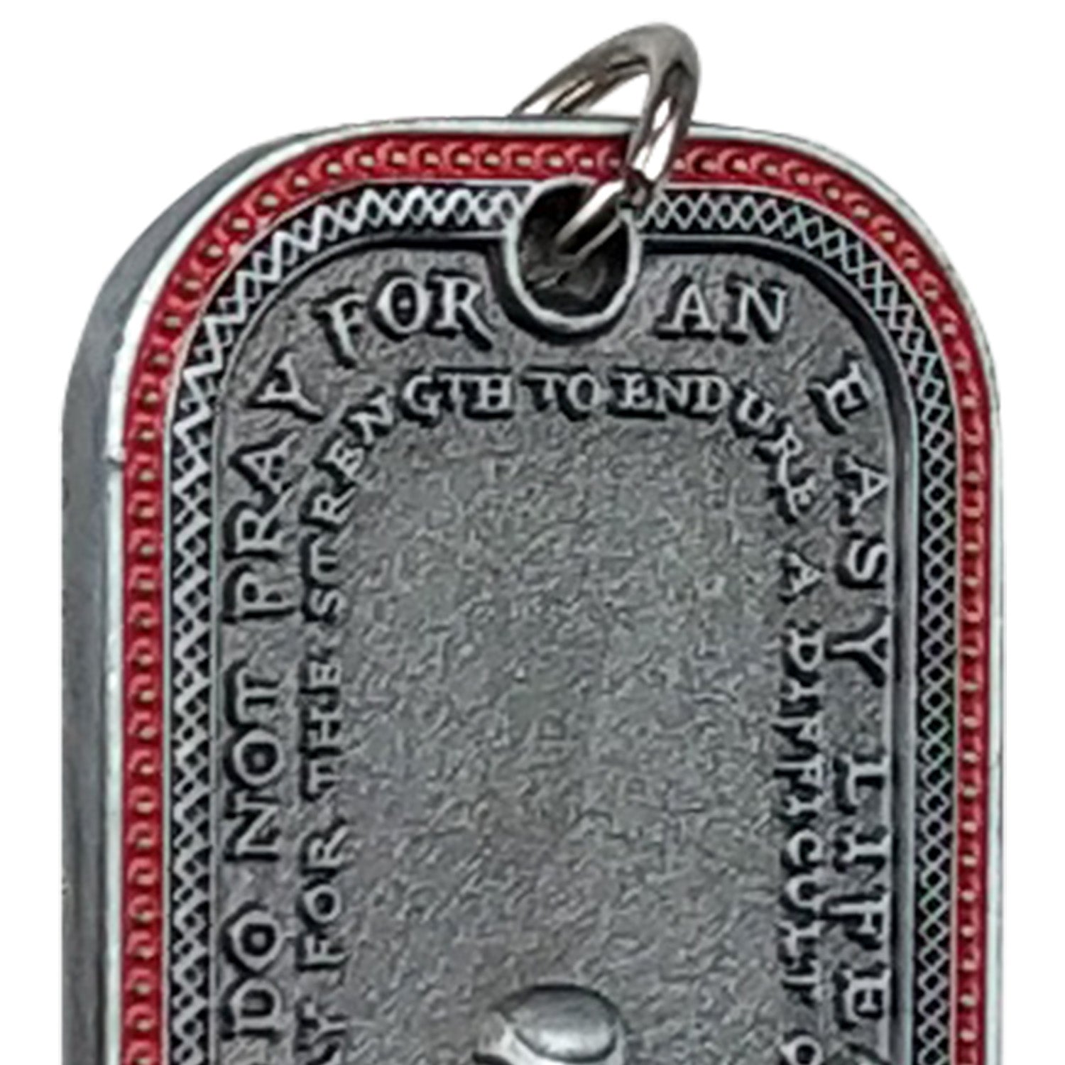 Knights Templar Cross Dog Tag Crusader Sword and Shield Life Creed Necklace mysite