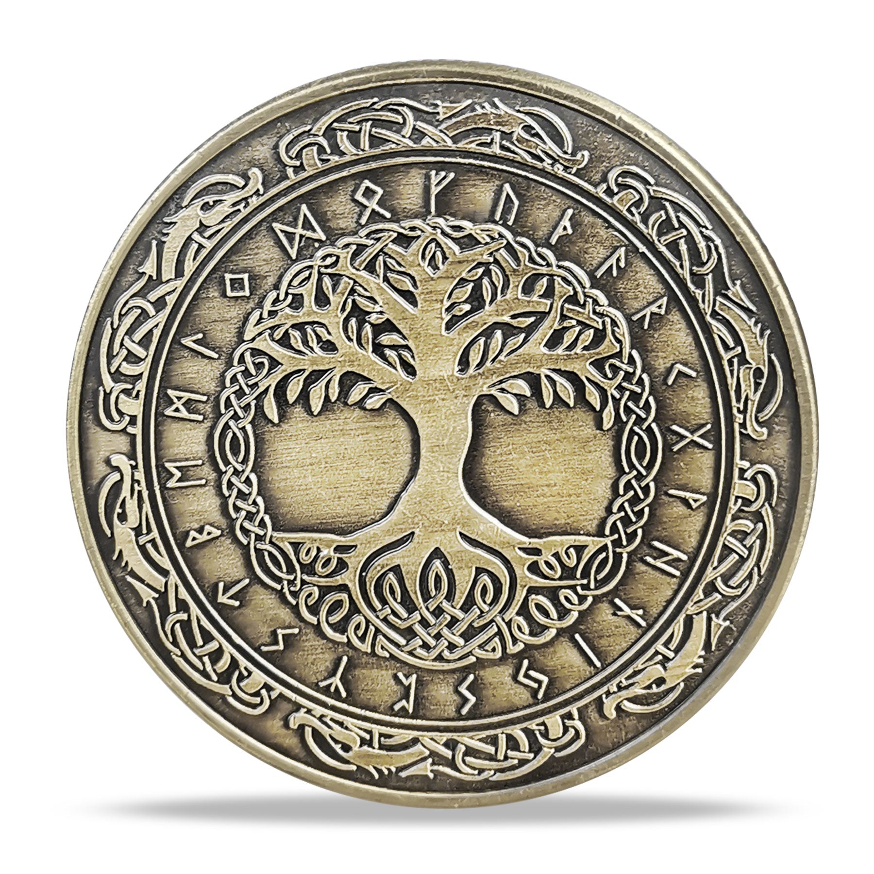 Viking Yggdrasil Tree of Life Coin Nordic Mythology Talisman mysite
