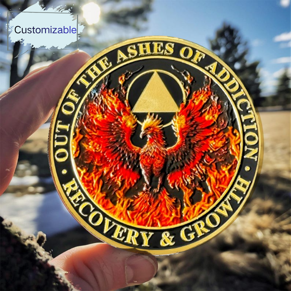 Personalized Triangle Reborn from Fire Delicate Sobriety Coin mysite