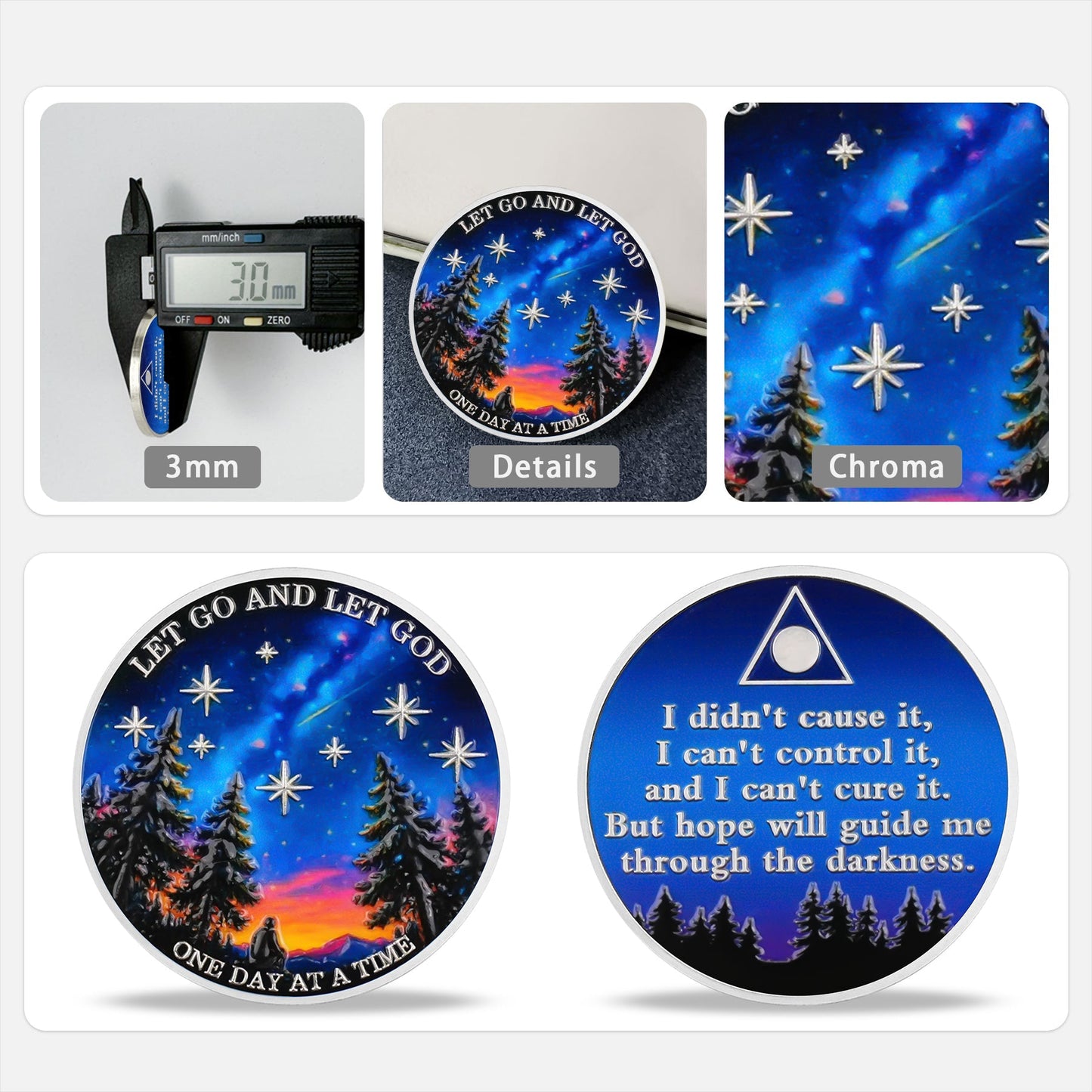 Gazing at Shooting Stars Sobriety Coin mysite