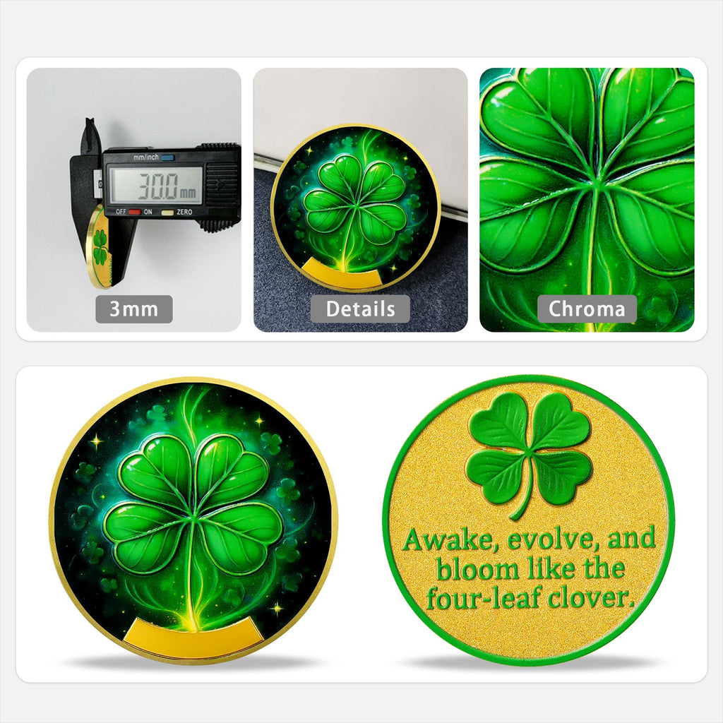 Four-Leaf Clover Sobriety Coin mysite