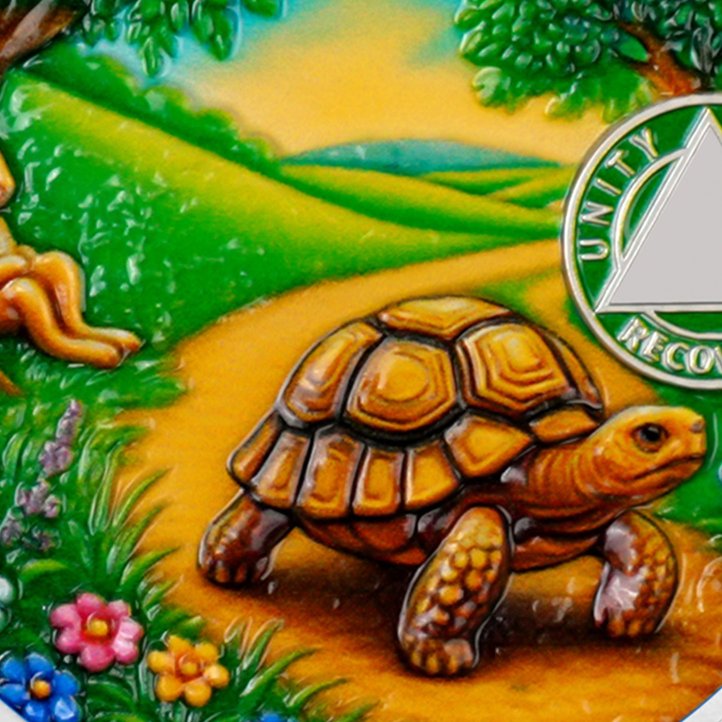 Personalized Slow and Steady Sobriety Coin mysite