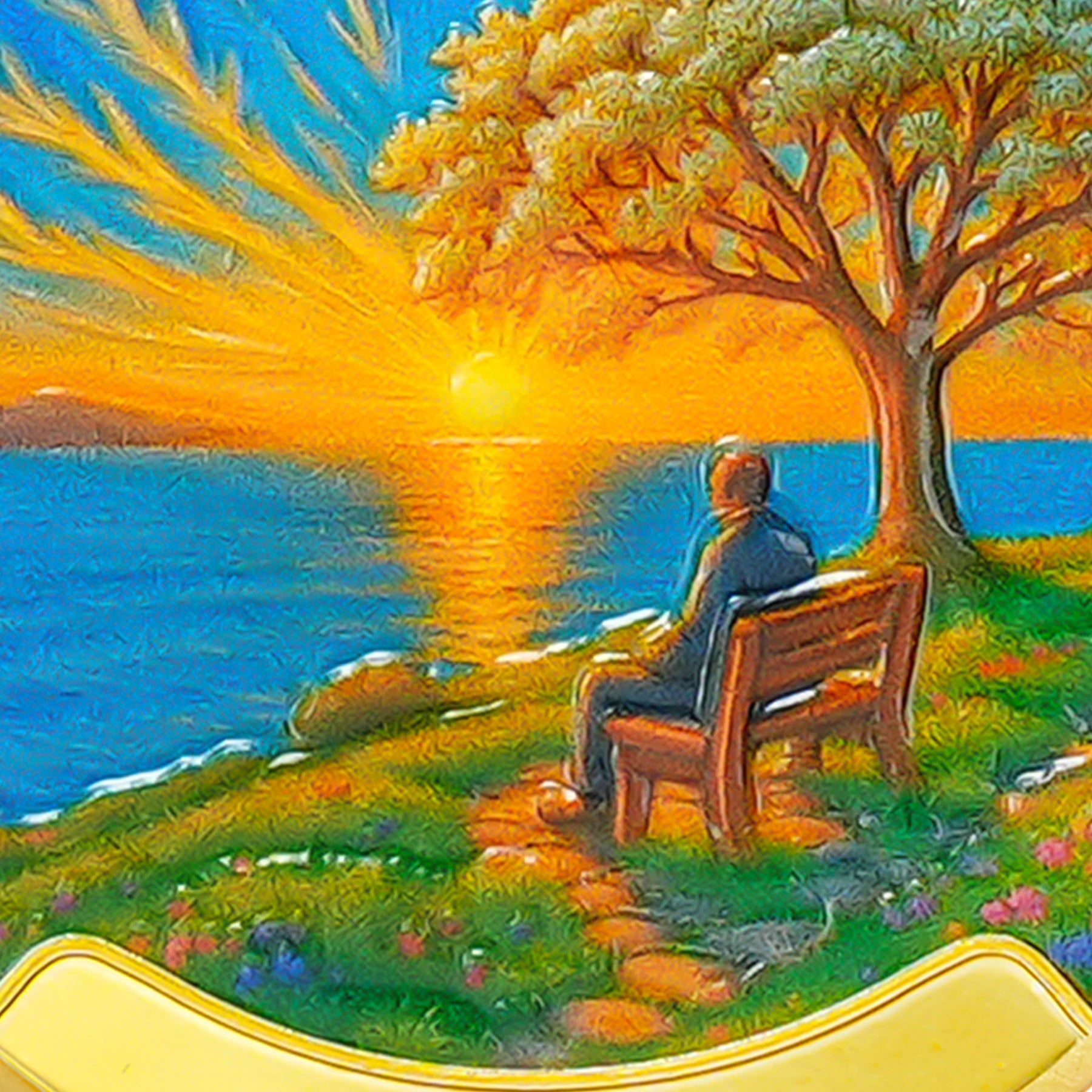 Personalized Path to Peace Sobriety Coin mysite