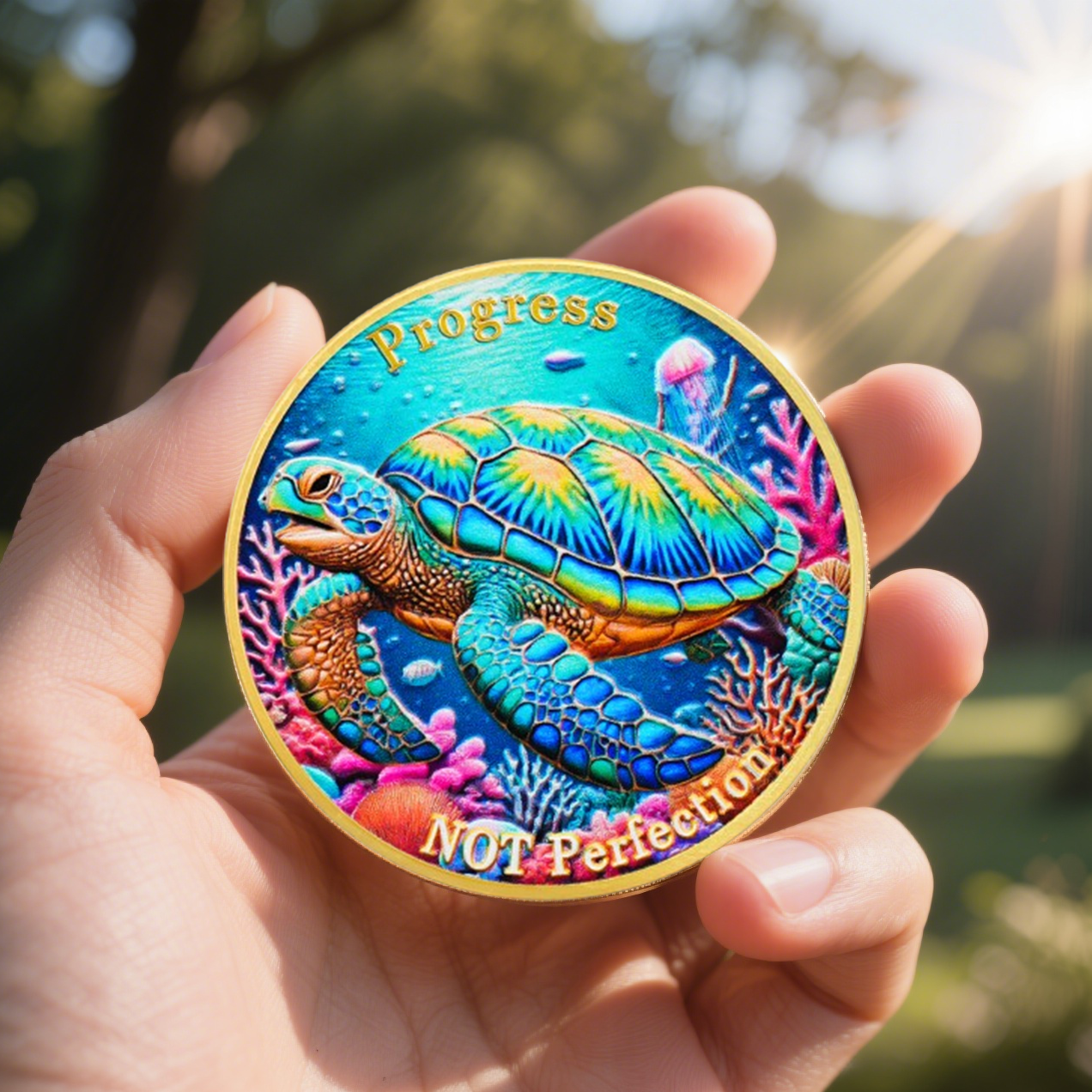 Progress Sea Turtle Sobriety Coins mysite