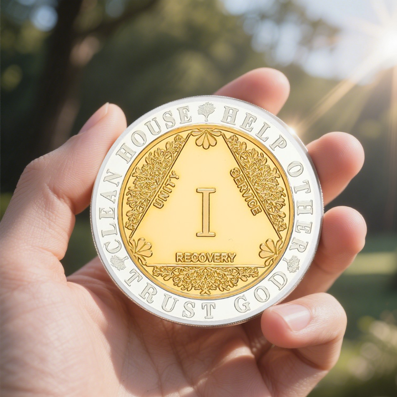 Recovery Golden Hope Sobriety Coin mysite