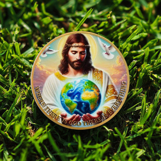 God Loved The World John 3:16 Verse Christian Challenge Coin mysite