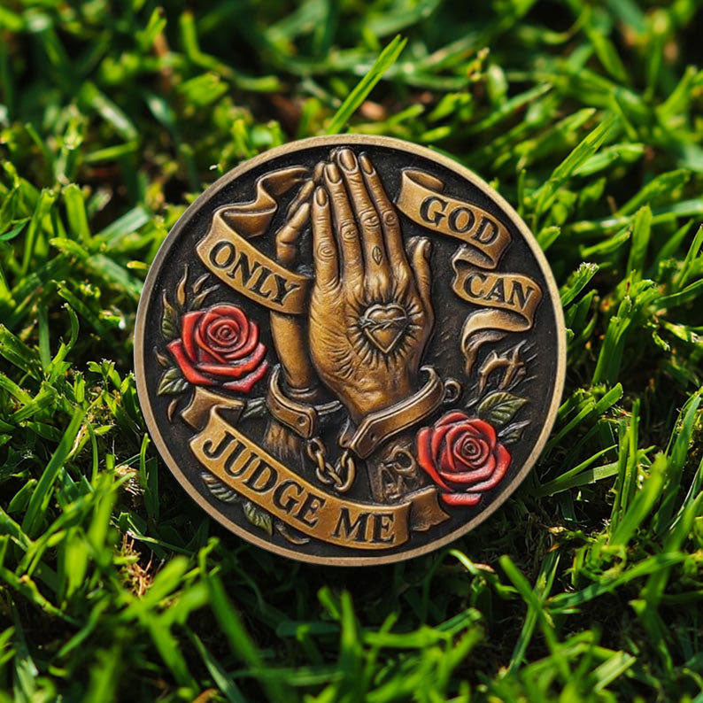 Handcuff Rose Prayer Religious Coin mysite