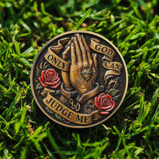 Handcuff Rose Prayer Religious Coin mysite