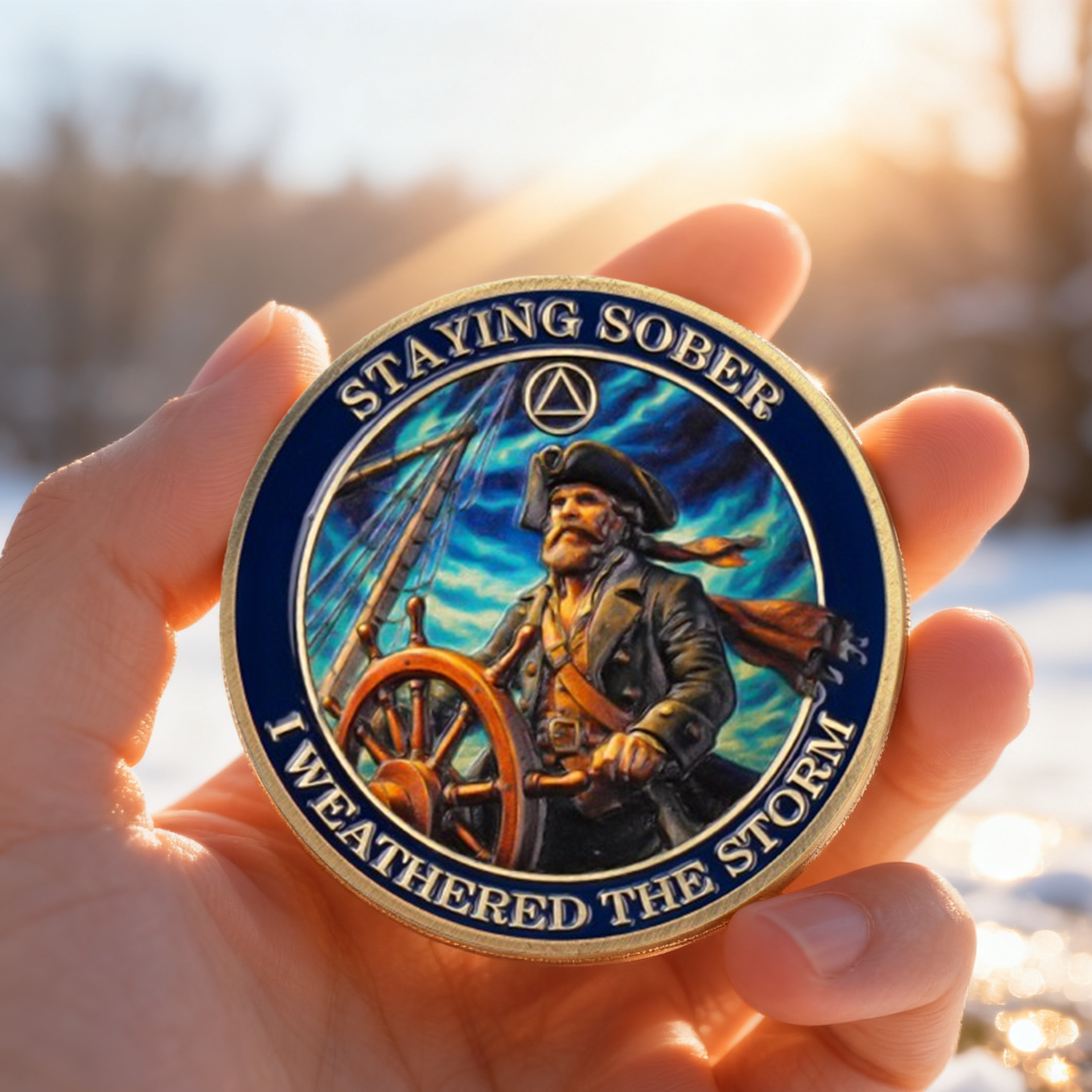 Guided by Light Sobriety Challenge Coin mysite