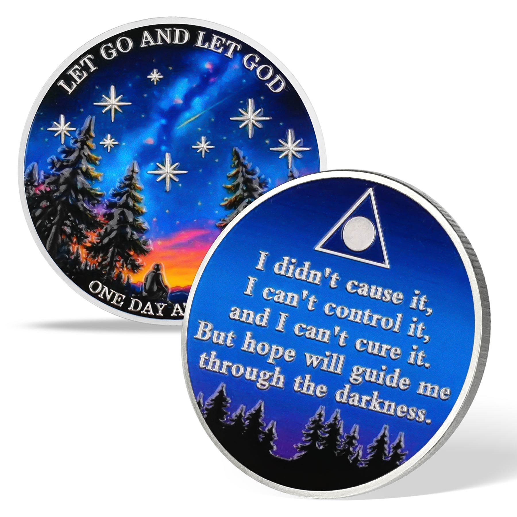 Gazing at Shooting Stars Sobriety Coin mysite