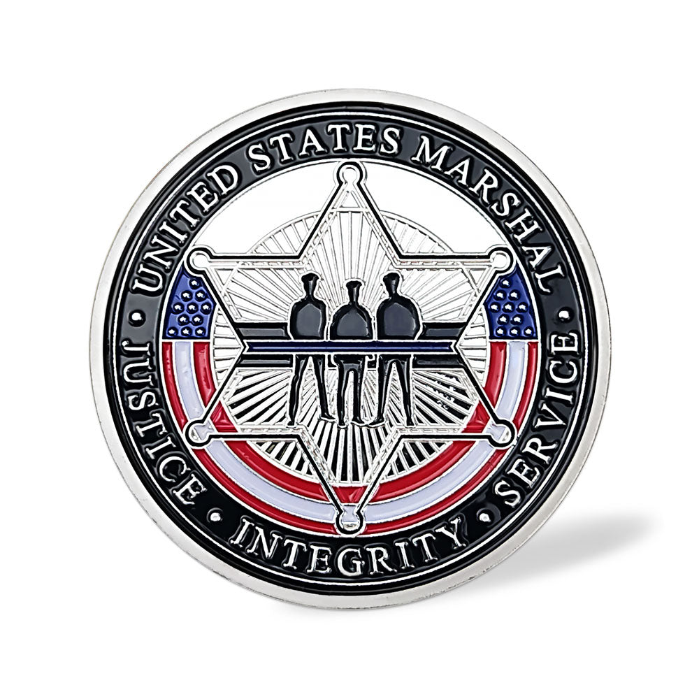 United States Blue Flag Liberty Veteran Challenge Coin mysite