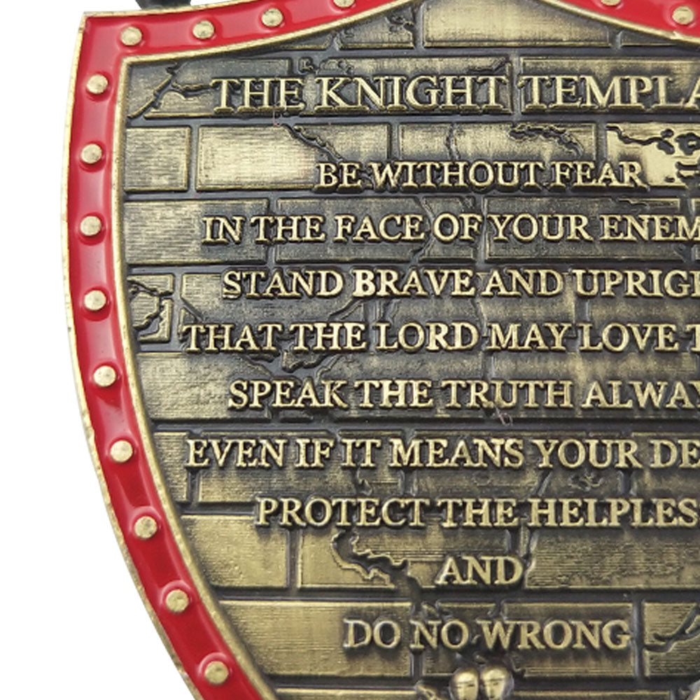 Knights Templar Double Sword Challenge Coin mysite