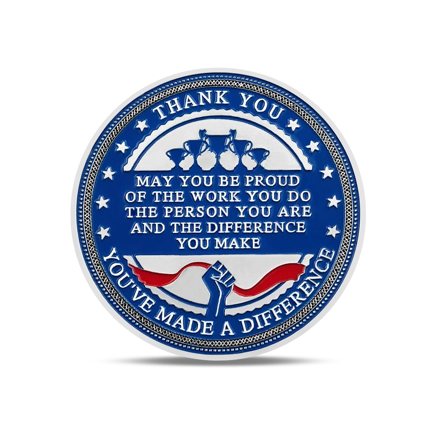 Encouragement Challenge Coin-Employee Appreciation Gifts Inspirational Thank You Coin for Students and Cowokers-Going Above and Beyond mysite
