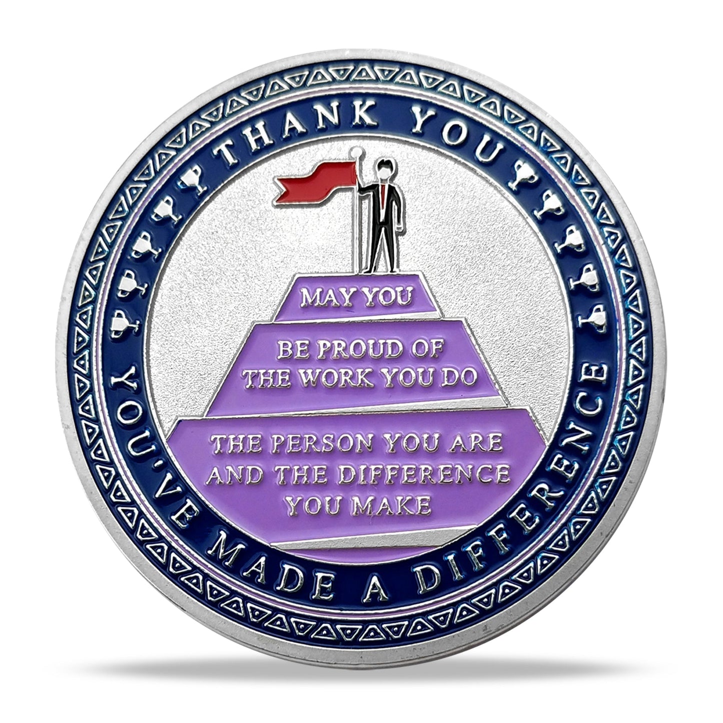 Encouragement Challenge Coin-employee Appreciation Gifts Inspirational Thank You Coin for Students and Cowokers-the Red Arrow Breaks the Wall mysite