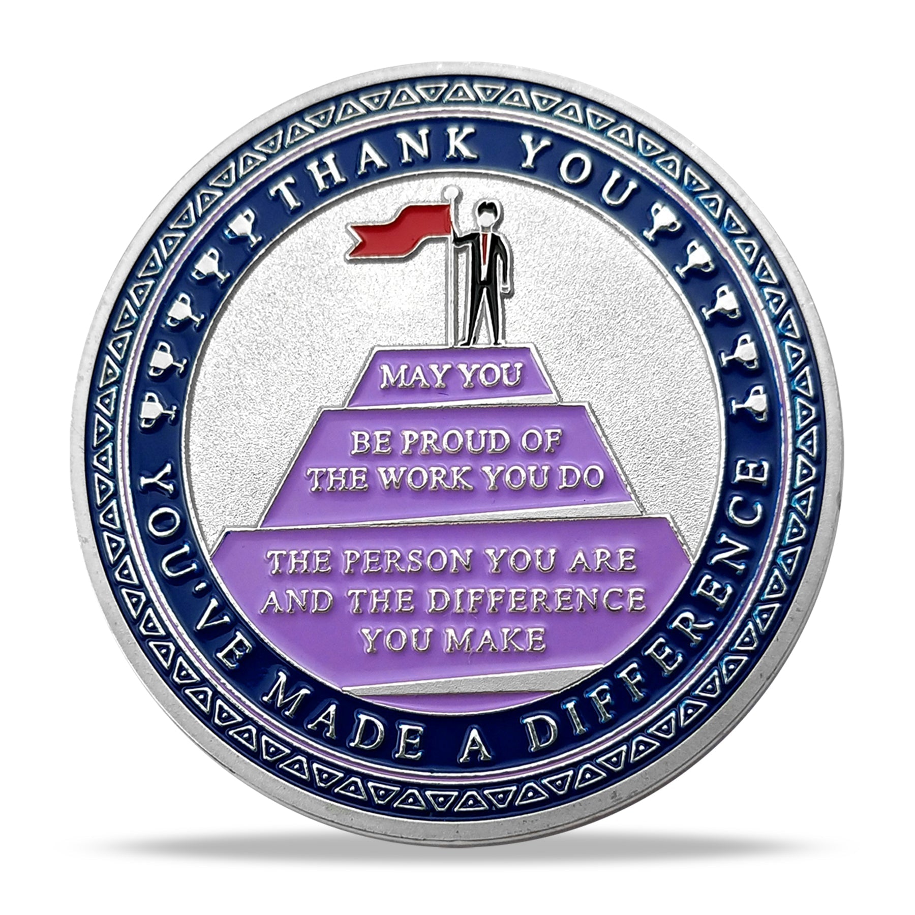 Encouragement Challenge Coin-employee Appreciation Gifts Inspirational Thank You Coin for Students and Cowokers-the Red Arrow Breaks the Wall mysite
