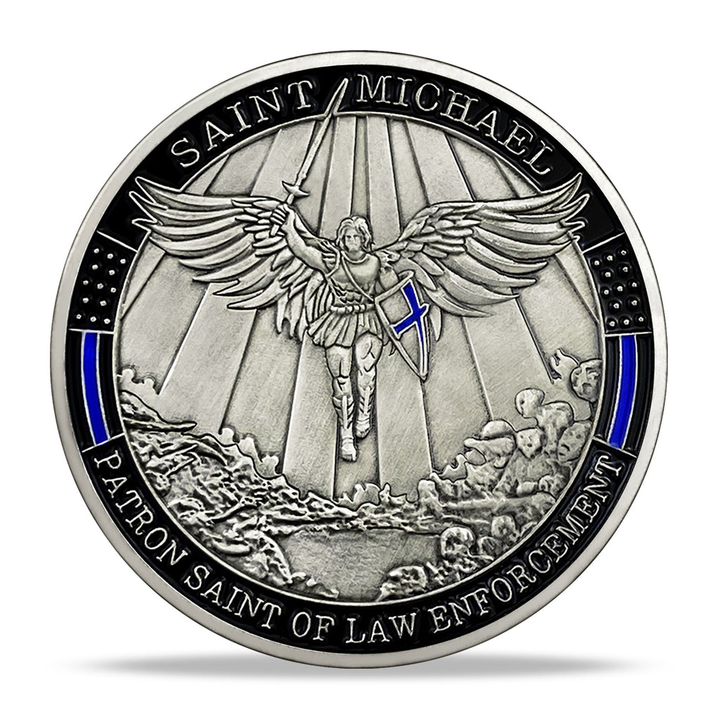 Winged Angel Police Badge Challenge Coin mysite