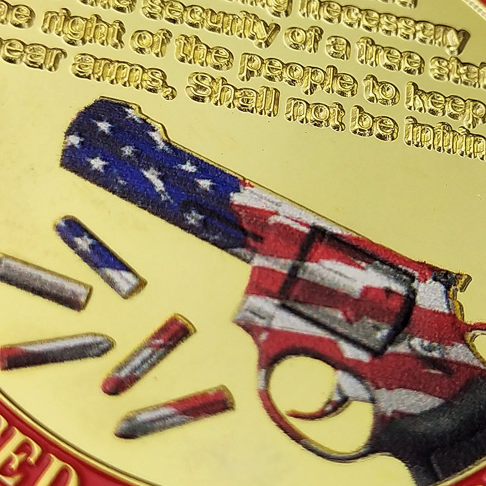 US Constitution 2nd Amendment Police Challenge Coin mysite