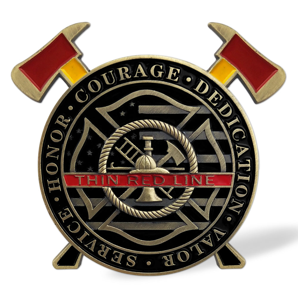Firefighter Maltese Cross Fire Rescue Challenge Coin mysite