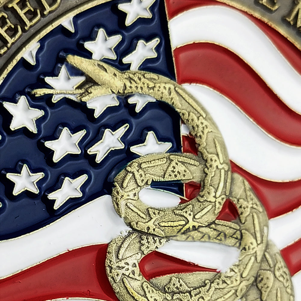 1776 American Kenndy Liberty Bell Challenge Coin-AtSKnSK mysite