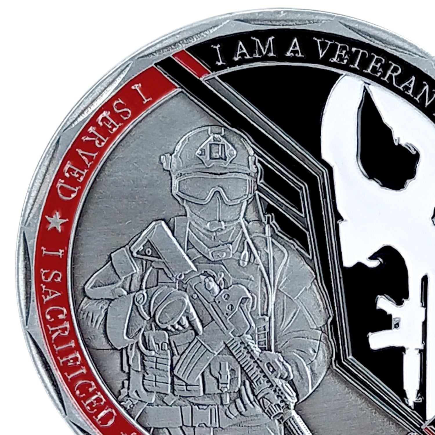 Veterans Oath Challenge Coin Served Never Expired Medallion Gift mysite