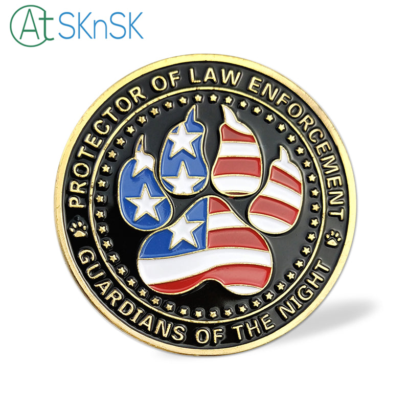 United States Police Dogs K9 Challenge Coin mysite