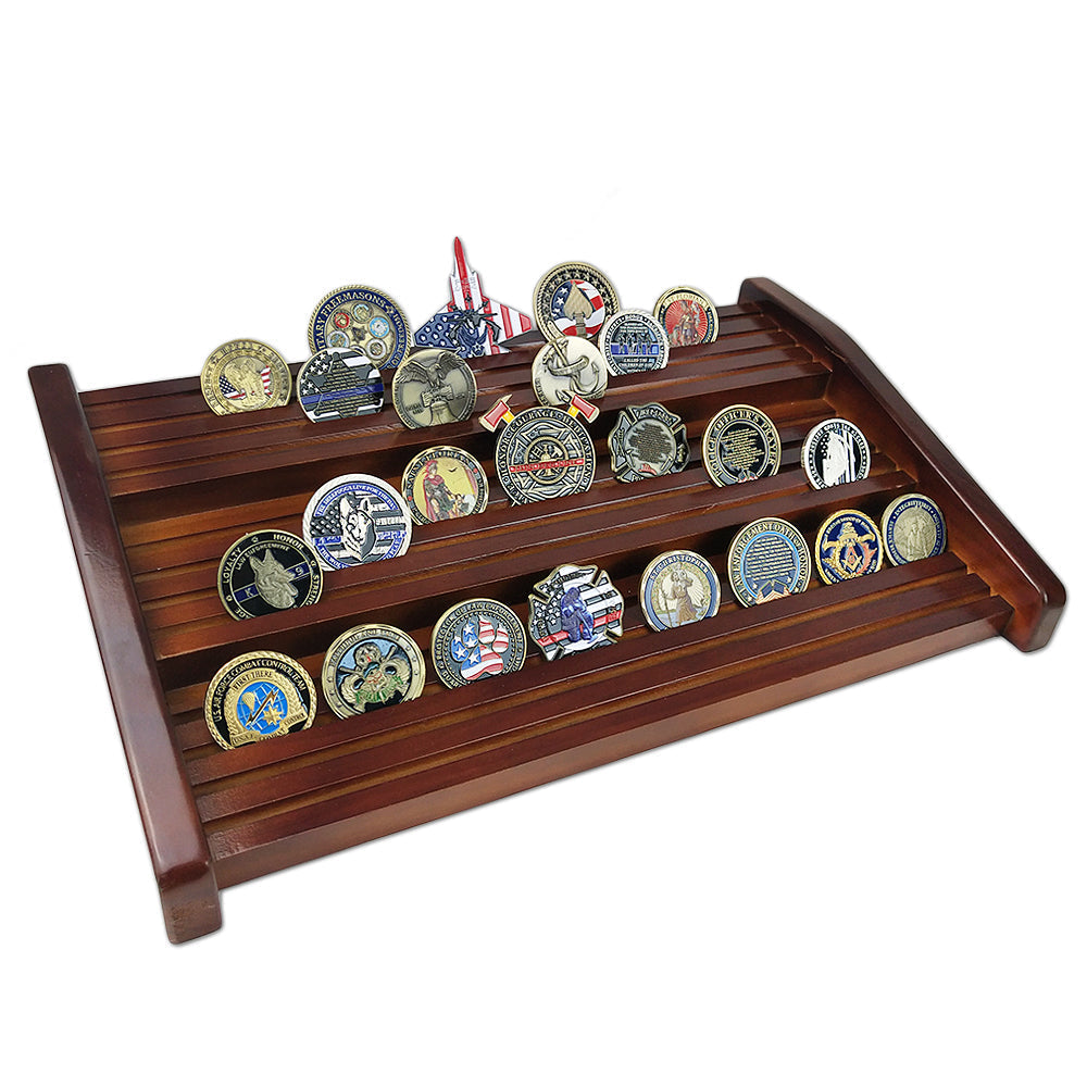 Single/ Double/ Triple Cherry Tiers Challenge Coin Display mysite