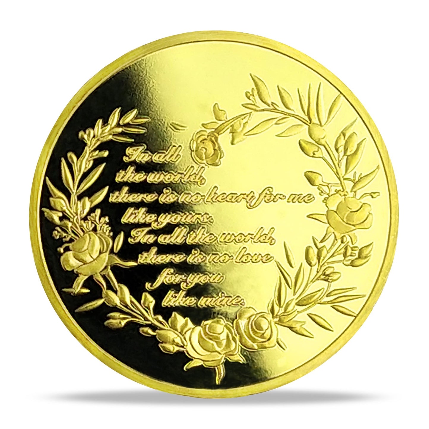 Love Tree-Shaped Wedding Commemorative Coin Anniversary Gift mysite