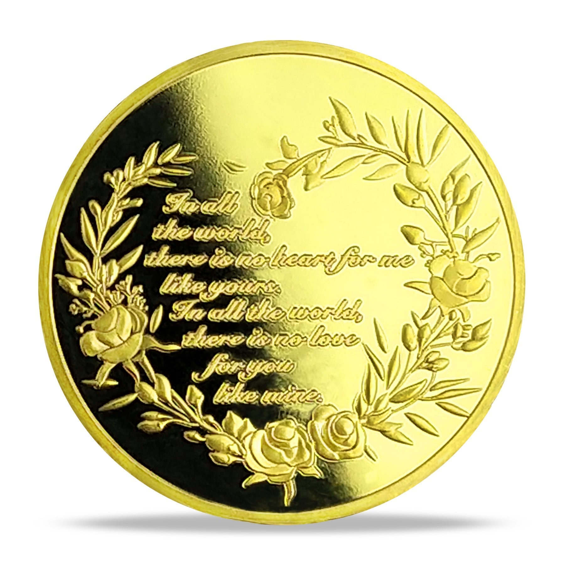 Love Tree-Shaped Wedding Commemorative Coin Anniversary Gift mysite