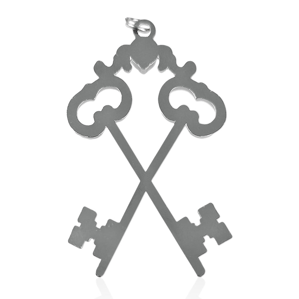 Masonic the Cross Vault Keys Treasurer Sliver Jewel Pendant mysite