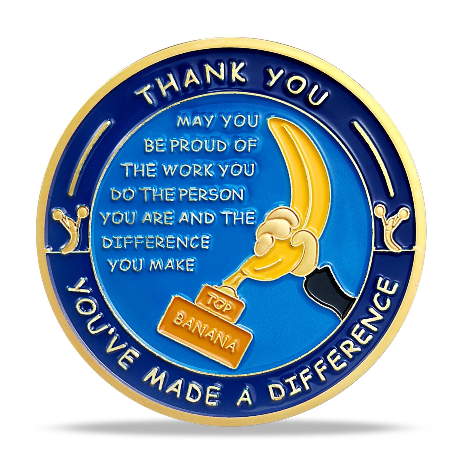 Encouragement Challenge Coin-Employee Appreciation Gifts Inspirational Thank You Coin for Students and Cowokers-Light Bulb mysite