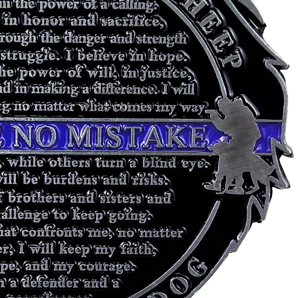 Police Challenge Coin Thin Blue Line Military Gift I Am The Sheepdog Commemorative Gift mysite