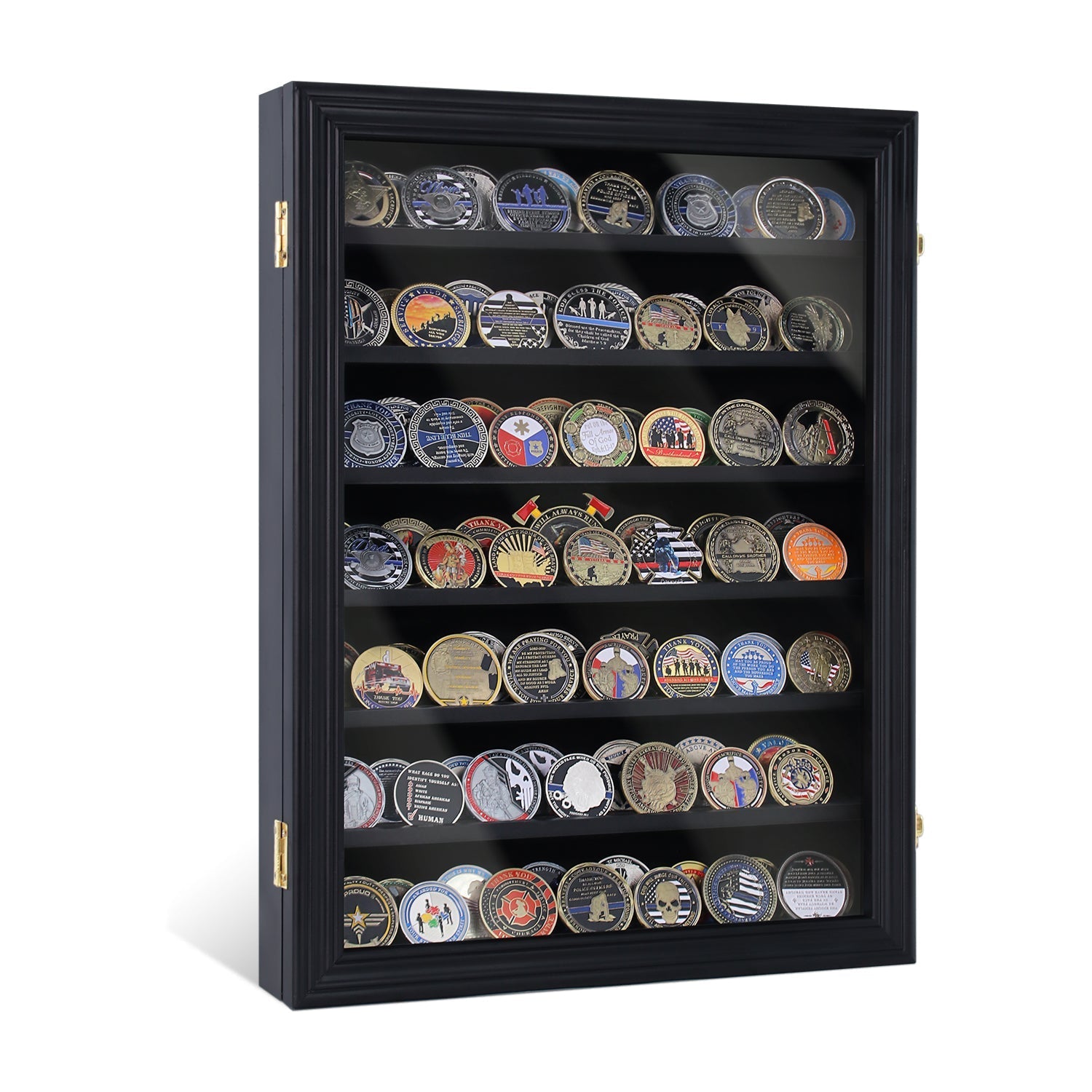 7 Tiers Cabine Challenge Coin Display Shadow Box mysite