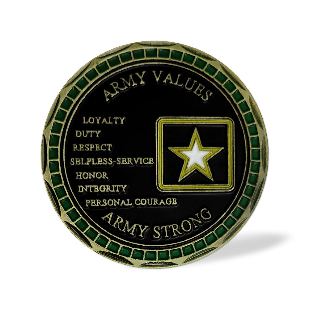 United States Army Values Challenge Coin-AtSKnSK mysite