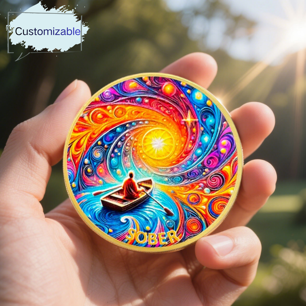 Personalized Recovery One Day at a Time  Sobriety Coin mysite